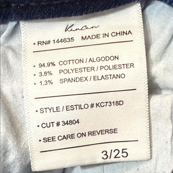 KANCAN Distressed Ankle Skinny Jeans Size 25 - Picture 6 of 9